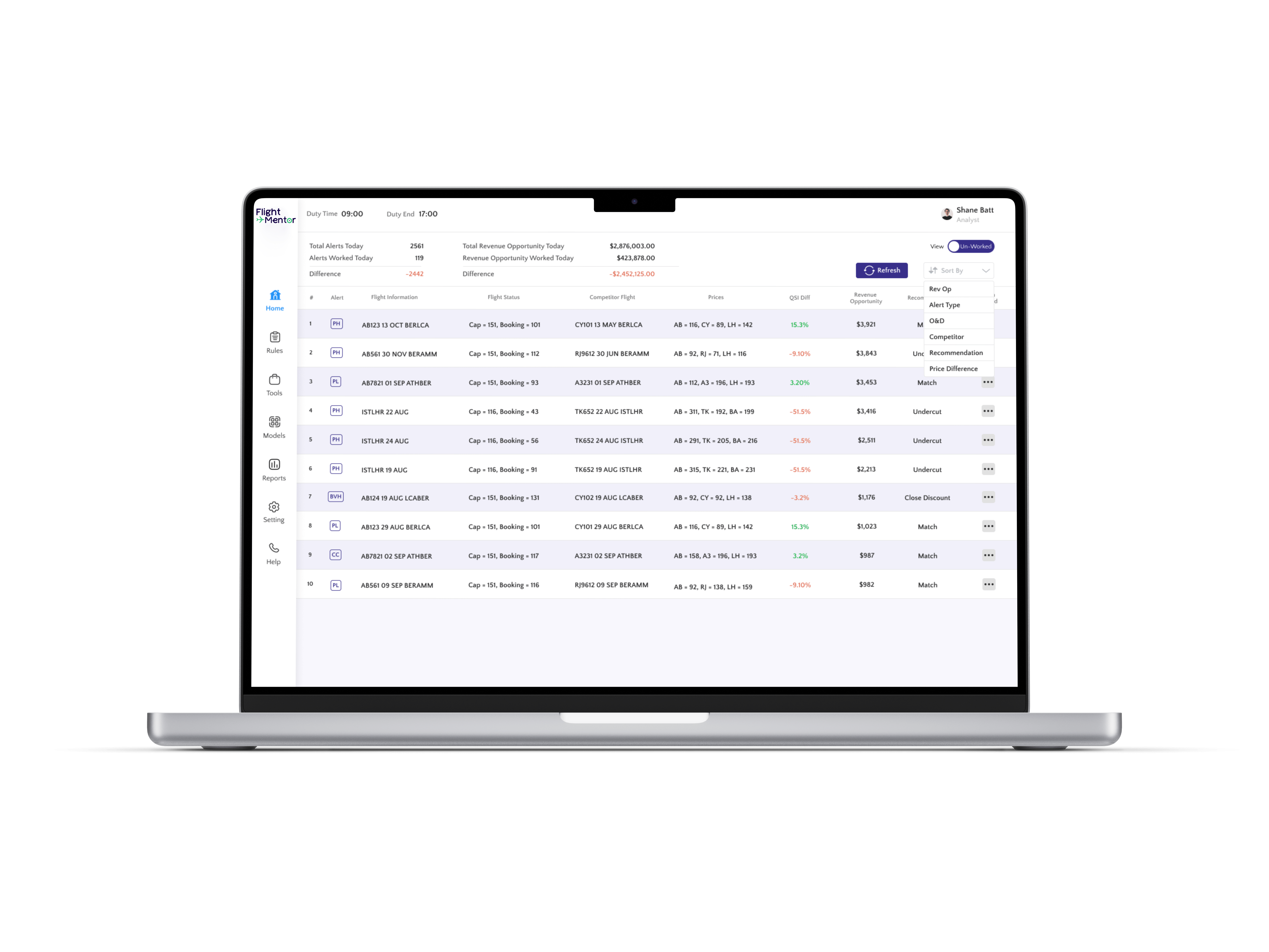 Flight mentor travel technology